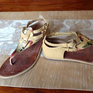 Women's sandals, Naughty Monkey, leather,  7 (US)